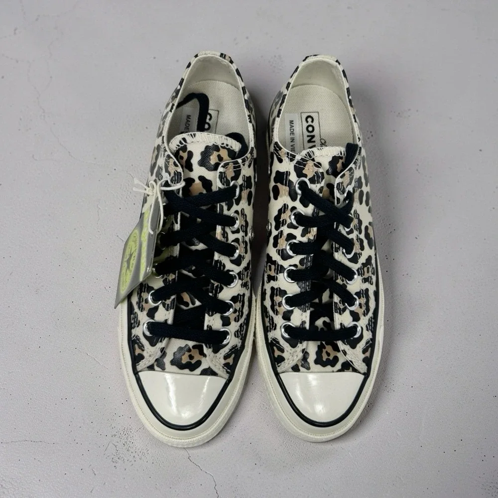 Converse Chuck 70 Ox Low Leopard Glow In The Dark Driftwood Womens 7 Mens 5 NIB